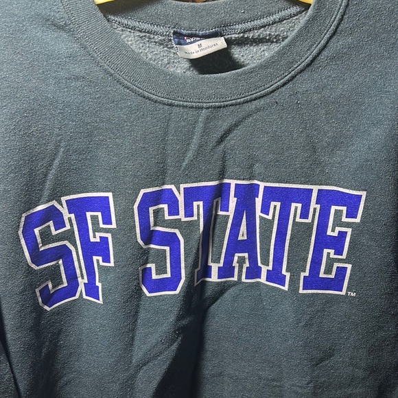 VINTAGE SF STATE SWEATSHIRT - Picture 1 of 2
